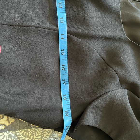 Liz Claiborne Vintage 80s Black Sheath Dress Size 12/14 - Picture 10 of 12